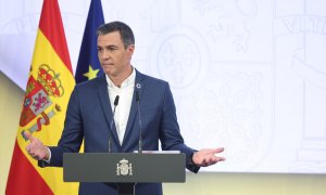 El presidente del Gobierno, Pedro Sánchez, presenta el primer informe de rendición de cuentas 2022 del Gobierno a 29 de julio de 2022, en Madrid.