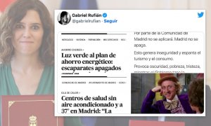 La respuesta de Gabriel Rufián (y de otros tuiteros) ante la última polémica de Ayuso con el Gobierno