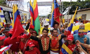 (7/8/2022) Ciudadanos venezolanos se dirigen a participar en un concierto con motivo de la Investidura de Gustavo Petro como presidente de Colombia, a 7 de agosto de 2022.