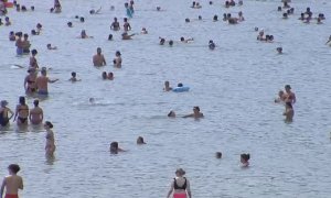 El calor extremo afecta también a la temperatura del agua en el Cantábrico