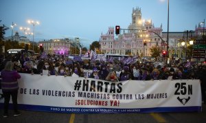 Manifestación por el Día Internacional contra la Violencia contra las Mujeres, a 25 de noviembre de 2021.