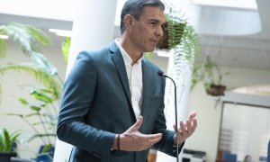 El presidente del Gobierno, Pedro Sánchez, en Lanzarote (Canarias), a 8 de agosto de 2022.