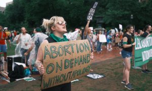 17/8/22 Manifestación en defensa del derecho al aborto en Washington, en julio pasado.