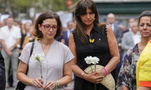 17/08/2022 - Laura Borràs en l'homenatge de dimecres a les víctimes de l'atemptat del 17-A.