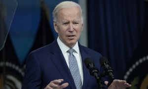 19/08/2022. El presidente de EEUU, Joe Biden, atiende a la prensa, a 10 de mayo de 2022.
