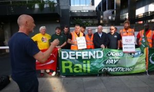 Mas de 40.000 trabajadores ferroviarios convocados a una huelga en el Reino Unido