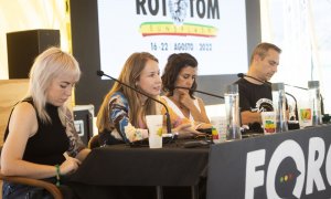 20/08/2022 Inna Afinogenova interviene este sábado durante el Festival Rototom en su quinta jornada tras abrir sus puertas el pasado martes