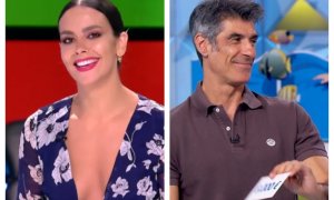 24/08/2022. Cristina Pedroche participa en el programa 'Zapeando' y Jorge Fernández presenta 'La ruleta de la suerte'.