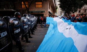 Manifestación pro Cristina Kirchner