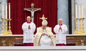 04/09/2022 El papa Francisco, durante la beatificación a Juan Pablo I