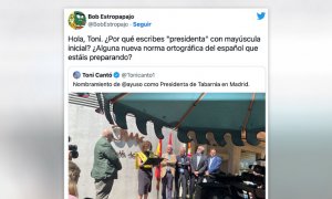 Toni Cantó se lía al citar a Ayuso en su proclamación como 'presidenta de Tabarnia' y nombra a otro tuitero: "Es que ni para eso"