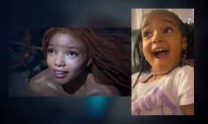 Niñas reaccionan con entusiasmo a la Sirenita negra de Disney: "La representación importa y este vídeo es la demostración"