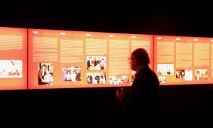 15/09/2022- Imatge de la mostra sobre el centenari del PEN Català, que es pot veure al Palau Robert.