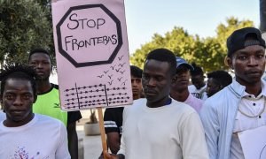 Manifestación en contra de las políticas migratorias y la regulación de fronteras-01/07/2022