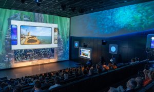 Momentos del acto de presentación de la programación de otoño de Canal Sur Radio y Televisión a 16 de septiembre 2022 en Sevilla.