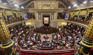 Fotografía de archivo del  Hemiciclo del Congreso de los Diputados.