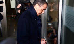 El expresidente de la Generalitat valenciana, Eduardo Zaplana, acude a firmar al Juzgado de Guardia de Valencia- 18/02/2019