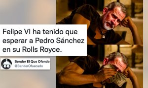 La polémica sobre Pedro Sánchez haciendo esperar al rey, analizada por los tuiteros: "Esperar un minuto en un Rolls Royce, no le deseo eso a nadie"