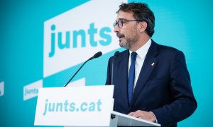 El portaveu de Junts per Catalunya, Josep Rius.