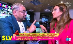 Jorge Javier Vázquez frena el intento de Mariló Montero de colar el bulo de los fondos europeos: "Eso es pescado congelado"