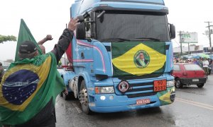 Grupos de camioneros bloquean carreteras en Río de Janeiro- 01/11/2022