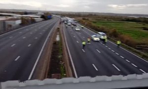 Los activistas climáticos de Stop Oil cortan por segunda vez la carretera más transitada de Londres