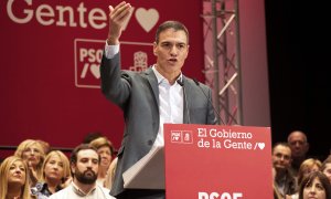 09/11/2022.- El secretario general del PSOE y presidente del Ejecutivo central, Pedro Sánchez, se ha referido este miércoles al que considera "arrojo" de la derecha al afirmar que el Gobierno "maltrata a Andalucía", cuando ha aumentado en un 38 % los recu