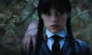 La protagonista de la serie 'Miércoles', de Netflix.