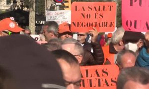 Manifestaciones en Málaga y Barcelona en defensa de las pensiones frente a la inflación