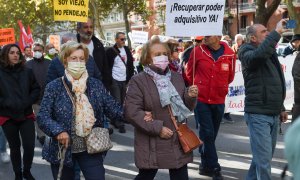 Protesta pensionistas