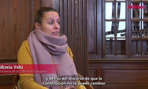 Mireia Vehí: "No es verdad eso de que la Constitución no se pueda cambiar; depende de los intereses que haya en el Gobierno y en el Congreso"