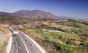 Vista de la autopista Ausol.