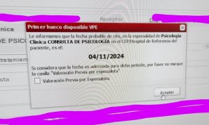 La desesperación de una médica que solo puede ofrecerle a una paciente una consulta psicológica en ¡noviembre de 2024!