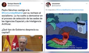 El Gobierno de Ayuso vuelve al victimismo ahora con la Agencia Espacial y la de Inteligencia Artificial: "Mamá, el profe me tiene manía"