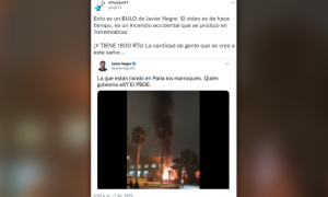 Javier Negre publica un nuevo bulo para alimentar su racismo tras la victoria de Marruecos en el Mundial y los tuiteros se lo desmontan