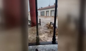 La tormenta Efraín provoca inundaciones en Extremadura