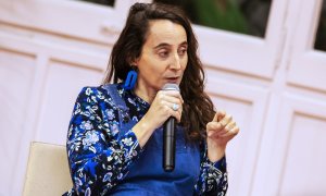 La directora de la Bonne, Marta Vergonyós, en un acte.