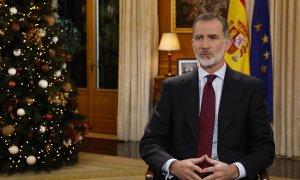 El rey Felipe VI pronuncia su tradicional discurso de Nochebuena.