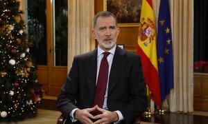 24/12/2022 El rey Felipe VI pronuncia su tradicional discurso de Nochebuena