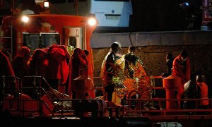 Un grupo de migrantes son rescatados por Salvamento Marítimo- 02/02/2022