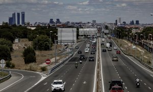 Vista general de Madrid desde Cuatro Vientos.