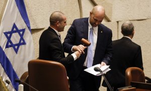 Amir Ohana toma posesión como Presidente del Parlamento de Israel.