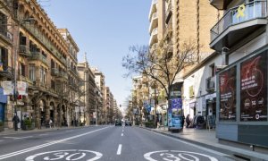 Una zona escolar de la ciutat de Barcelona on el radar començarà a sancionar.