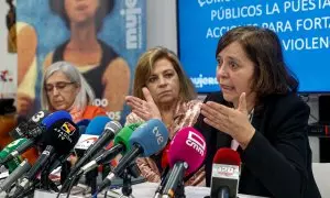 Organizaciones feministas rueda de prensa