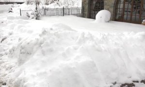Continúan los problemas en el norte por la acumulación de nieve