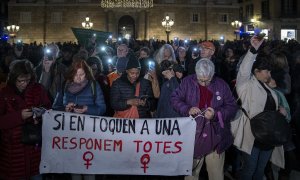 Imagen de archivo de una manifestación contra los feminicidios en Barcelona, a 2 de enero de 2023.