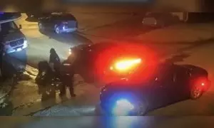 28/01/2022. Fotograma del vídeo que atestigua la brutalidad policial contra Tyre Nichols.