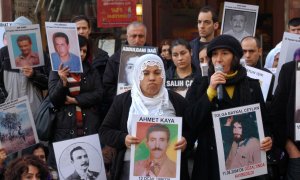 Protesta de las 'madres de los sábados' en Estambul.