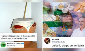 "Juan y Medio entregando un premio a Bad Bunny y María del Monte a Bizarrap": la imaginación vuela en las redes con los Grammy Latinos en Andalucía