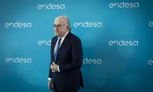 El consejero delegado de Endesa, José Bogas, se dirige a la presentación de los resultados de la energética en 2022, en Madrid. E.P./Juan Barbosa